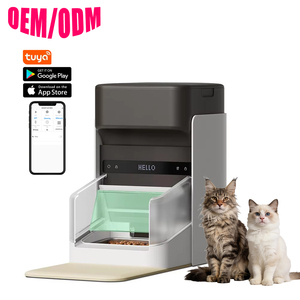 Distributeur automatique de nourriture pour chiens et chats, repas personnalisés, programmable, reconnaissance des chats, suivi du régime alimentaire, multi-animaux de compagnie - Product Image 1