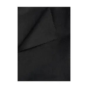 Tudo Black Polyester Feltro Forro Tecido 100% Anti-Stick Non-Woven Tecido Para Homens Terno Sob Collar