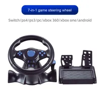 Volante de Simulación de Carreras con Puerto USB y Pedales de Vibración para P2/P3/PC e Interfaz Dual P2, Accesorios para Juegos