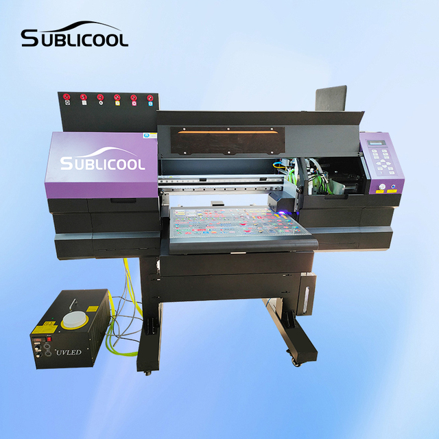 SUBLICOOL UV DTF Printer Full Set AB Film Automatic 600mm UV Printer for Phone Roll to Roll Digital Printer