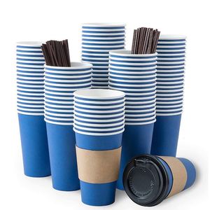 Qualità Premium Usa E Getta Bevanda Fredda E Calda A Doppia Parete Tazze di Caffè Arachidi Borse Da Forno Biscotto Sacchetto di Carta - Product Image 1