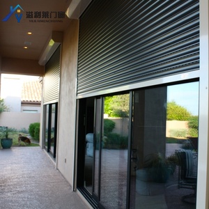 Volets roulants automatiques en alliage d'aluminium pour villas, hôtels et extérieurs, résistants aux ouragans et aux tempêtes, avec ouverture horizontale/verticale – Meilleure sécurité - Product Image 1