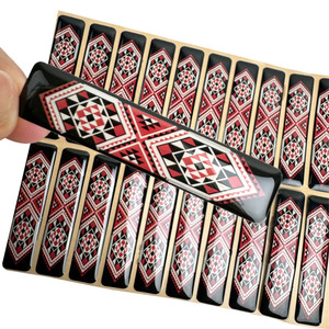 Customized Make 3D Resin Dome Epoxy <strong>Sticker</strong> With <strong>3M</strong> Adhesive - Product Image 1