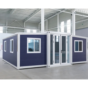 Maison conteneur modulaire pliante portable personnalisée Panneau sandwich préfabriqué de 20 pieds 40 pieds pour cuisine salle de bain centre commercial immeuble de bureaux - Product Image 5