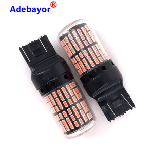 Dembélé T20 7443 Auto Ampoule Canbus Lumière De Secours 3014 SMD 144 LED Queue Feu De Stationnement Led Clignotant Ambre - Product Image 2