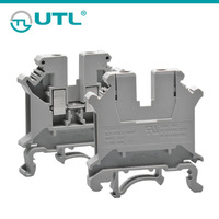 UTL Fabrik Schraubklemmen 4mm² Verdrahtete Elektrische Steckverbinder DIN-Schienen-Anschlussklemmen