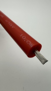Câble haute tension 5kV <span class=keywords><strong>JGG</strong></span> 110 unipolaire noir gainé de caoutchouc silicone résistant aux hautes températures, à la corrosion et à l'eau - Product Image 5
