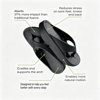 Sandales orthopédiques à soutien de la voûte plantaire en EVA pour hommes et femmes, semelle épaisse, confortables, pour la récupération, soulagement de la fasciite plantaire et de la douleur au pied