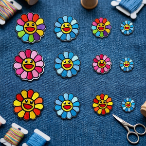 Parches de bordado de panda con cuentas, apliques termoadhesivos y para coser de tela de sarga con diseño de estrella para chaquetas, suéteres, bolsos, sombreros, zapatos y camisas - Product Image 2