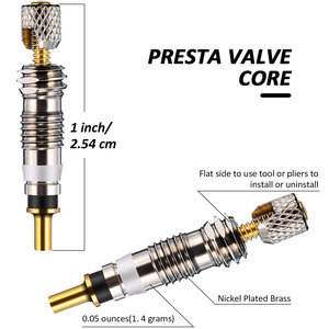Kit d'outils de démontage de valve française pour vélo, ensemble de 21 pièces pour réparation et remplacement de valve tubeless pour VTT et vélo de route - Product Image 4
