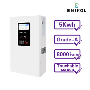 Touchscreen Wall Battery 51.2v 100ah <b>Solar</b> <b>Generators</b> 5kwh 10kwh Lithium 48v 200ah - Product Image 3