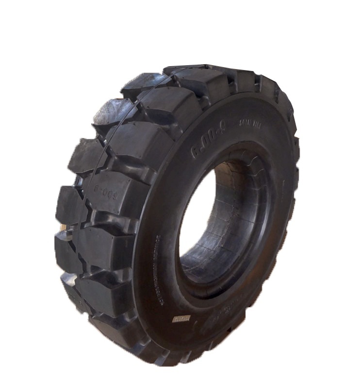 6.00-9 Solid Rubber Tire Use  Airport GSE Baggage Cart Solid Tires 600X9