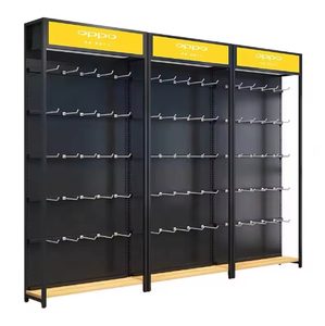 Présentoir d'îlot double face en acrylique robuste et réglable, système de vente au détail modulaire, étagères de supermarché pour hypermarché - Product Image 4