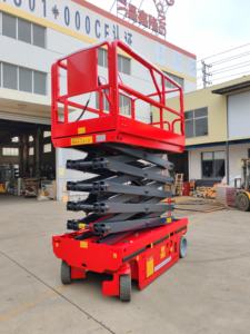 Plataforma Elevadora de Tijera Autopropulsada Eléctrica Hidráulica Jingxin con Certificación CE, Altura Máxima de 10 m y Capacidad para 4 Personas - Product Image 4