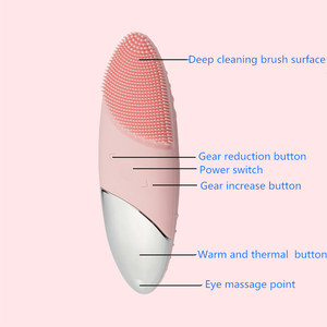Brosse Nettoyante Électrique en Silicone à Chargement Sans Fil pour le Visage et le Corps, Étanche, Vente en Gros Usine, GZ RTS, Lots Mixtes - Product Image 3