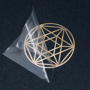 Etichette di metallo adesivi con Logo personalizzati impermeabili trasferimento trasparente in metallo lettere goffrato nichel adesivo etichetta decalcomania - Product Image 2