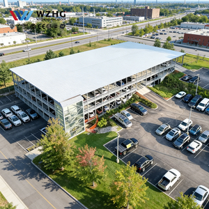 Enclosed Steel Car Park Building Fully-walled Parking Facility for Climate Control HVAC-ready Year-round Usability - Product Image 1