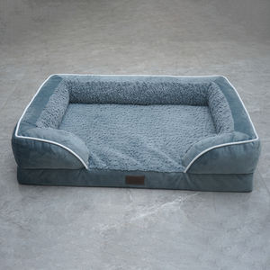 Moderne Stijl Pluche Groot Huisdierenbed Mode Afneembaar Wasbaar Orthopedisch Hondenbed Met Verschillende Maten - Product Image 5