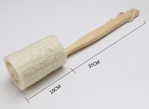 ใยบวบขัดผิวตามธรรมชาติแปรง<span class=keywords><strong>ขัด</strong></span>ฟองน้ำด้าน<span class=keywords><strong>หลัง</strong></span>ด้ามไม้ยาวที่วางตัวสปาอาบน้ำ - Product Image 4