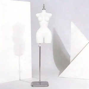 Maniquí de Medio Cuerpo con Cintura Delgada y Busto Completo, Soporte de Exhibición Profesional en Stock, Accesorios de Modelo de Talla Grande para Mujer - Product Image 6