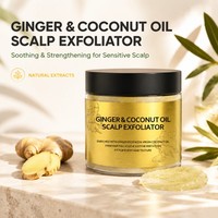 Pengelupas Kulit Kepala Minyak Kelapa Jahe Scrub Rambut Bernutrisi Grosir Eceran