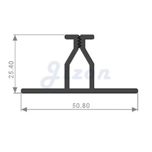 <span class=keywords><strong>1</strong></span> "vải tường theo dõi-PVC hệ thống đường sắt cho vải Acoustic bức tường - Product Image 2