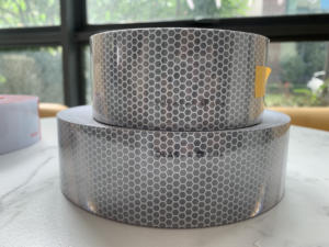 Bande réfléchissante rétro argentée de qualité SOLAS bande réfléchissante pour les bateaux de sauvetage de canots de sauvetage coller sur la bande SOLAS pour gilet de sauvetage - Product Image 6