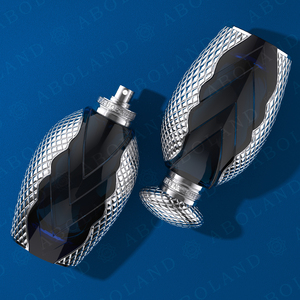 ขวดน้ำหอมดีไซน์พิเศษหรูหราขนาด 100 มล. ขวดแก้วเปล่าแบบเติมได้สำหรับบรรจุน้ำมันหอมระเหยและน้ำหอม - Product Image 5