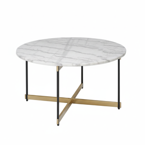 Table de centre de chambre à coucher décorative incurvée à la main Décoration de restaurant et de café Table basse durable Designer fait à la main - Product Image 1