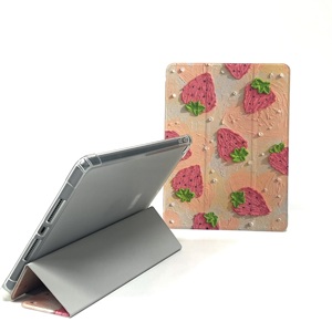 Étui Folio à motif haute définition pour <span class=keywords><strong>iPad</strong></span> <span class=keywords><strong>Air</strong></span> 13, coque arrière transparente résistante aux rayures, protection quotidienne portable - Product Image 1