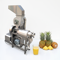 Presse-agrumes industriel en acier inoxydable, extracteur de jus commercial à vis pour fruits, ananas, orange, citron