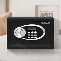 CEQSAFE Beliebter Elektronischer Digitaler Mini-Tresor für Büro und Zuhause zum Aufbewahren von Geld