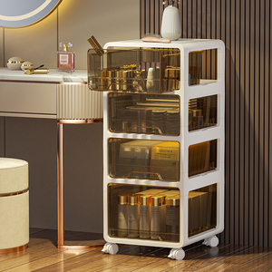 Đa-Chức Năng Duy Nhất Hai Lớp Chất Lượng Cao Phòng Tắm Máy Tính Để Bàn Tổ Chức Nhựa Mỹ Phẩm Lưu Trữ Hộp Ngăn Kéo-Loại <span class=keywords><strong>Container</strong></span> - Product Image 2