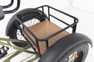 Fabbrica 20 pollici elettrico Trike 500W pneumatico grasso 3 <span class=keywords><strong>ruote</strong></span> E <span class=keywords><strong>bici</strong></span> triciclo <span class=keywords><strong>tre</strong></span> <span class=keywords><strong>ruote</strong></span> per adulti Cargo <span class=keywords><strong>bici</strong></span> elettrica con cestello - Product Image 5