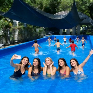 Géomembrane bleue pour piscine, revêtement anti-fuite, aire de jeux pour enfants, <span class=keywords><strong>prix</strong></span> du revêtement imperméable pour étang - Product Image 3