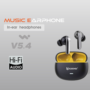 Không Dây Earbuds Trong Tai Tai Tai Nghe <span class=keywords><strong>S</strong></span>ử Dụng Cho Điện Thoại Di Động/Máy Tính Bảng/Máy Tính Giá Thấp Chất Lượng Cao Earbuds TWS Kaxinsi KH-346 Màu Đen - Product Image 2