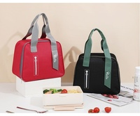 Günstige Oxford Polyester Isolierte Lunchbox-Tasche Kühler Warmhaltetasche mit Griff Reißverschluss für Schüler Erwachsene Thermische Picknick-Biertasche