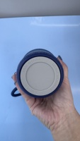 Gobelet isotherme en acier inoxydable avec impression UV, poignée exclusive à moule privé, double paroi sous vide, tasse à café de voyage