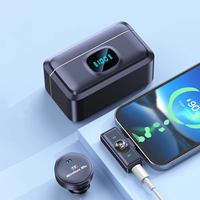Microphone Lavalier Q8 Anti-Bruit MINI à Longue Autonomie avec Clips, Petit Micro pour iPhone, Android, Type C, Vlog, Diffusion en Direct