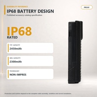 بطارية راديو موتورولا PMNN4543A ليثيوم أيون 2450 مللي أمبير IP68 لجهاز MOTOTRBO DP2000e DP4000e، قطعة غيار أصلية