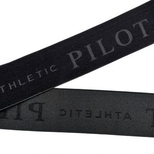 Sangle élastique en polyester de 2,5 cm personnalisable en gros avec bande gaufrée pour sous-vêtements et vêtements - Product Image 1