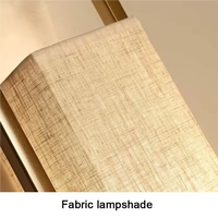 Lampu dinding logam Led dekorasi Interior Tiongkok, lampu braket dinding Modern untuk Hotel dan kamar tidur
