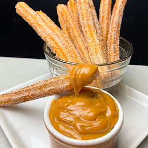 Maquinas De Para <span class=keywords><strong>Hacer</strong></span> 3L Hopper Churros Maker Churos Remplissage Semi Automatique Équipement De Remplissage Friteuse Avec 6L Gaz - Product Image 5