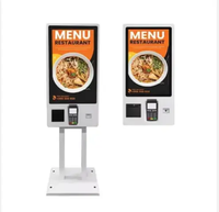 JCVISION Kiosque de paiement en libre-service de 32 pouces Kiosque à écran tactile automatique Machine de commande automatique pour restaurant