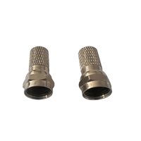 Conector RF de precio bajo de fábrica, conector F de rosca para venta al por mayor
