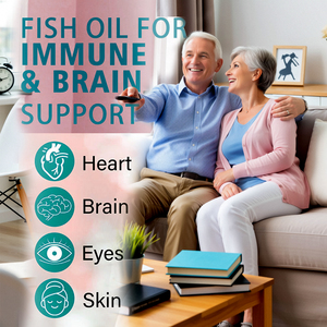 Complément alimentaire à base d'huile de poisson Healthy Care, qualité supérieure, oméga 3 1200 mg EPA + 900 mg DHA, 1000 mg d'oméga 3, gélules molles - Product Image 3