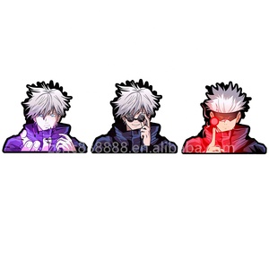 Autocollants de mouvement lentille animé 3D, étiquettes imperméables, pour voiture, Jujutsu <span class=keywords><strong>Kaisen</strong></span>, Itadori, Yuji, vente en gros, pièces - Product Image 3