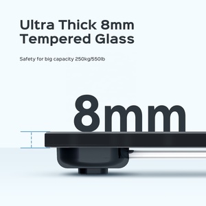 Welland 250kg Digitale Körperwaage Vollkörper-Wiegevorrichtung Badezimmerwaage - Product Image 6