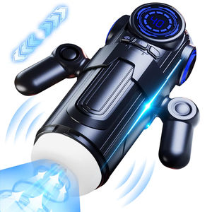 Coppa per Masturbazione Maschile 3 in 1 con Funzione di Aspirazione Automatica, Maniglia e Doppio Strato Telescopico, Giocattolo per Adulti - Product Image 1