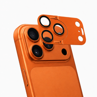 Protecteur d'objectif d'appareil photo en aluminium pour iPhone 17 avec fonction interchangeable